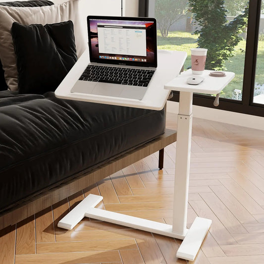 PUNCIA Split-Top Adjustable Overbed Desk